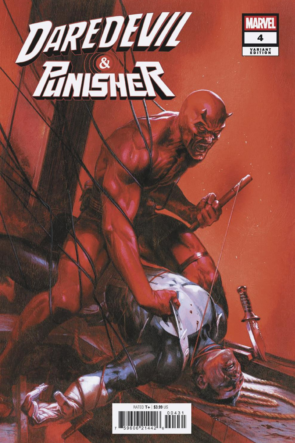 DAREDEVIL PUNISHER THE DEVILS TRIGGER #4 GABRIELE DELLOTTO VAR CVR C