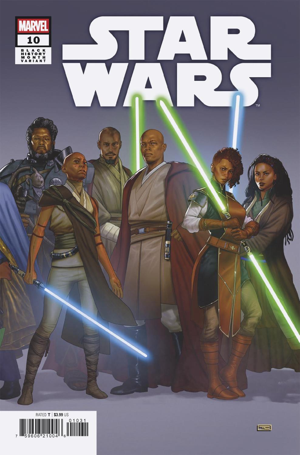STAR WARS #10 TAURIN CLARKE 2-PART BLACK HISTORY MONTH CONNECTING VAR CVR C
