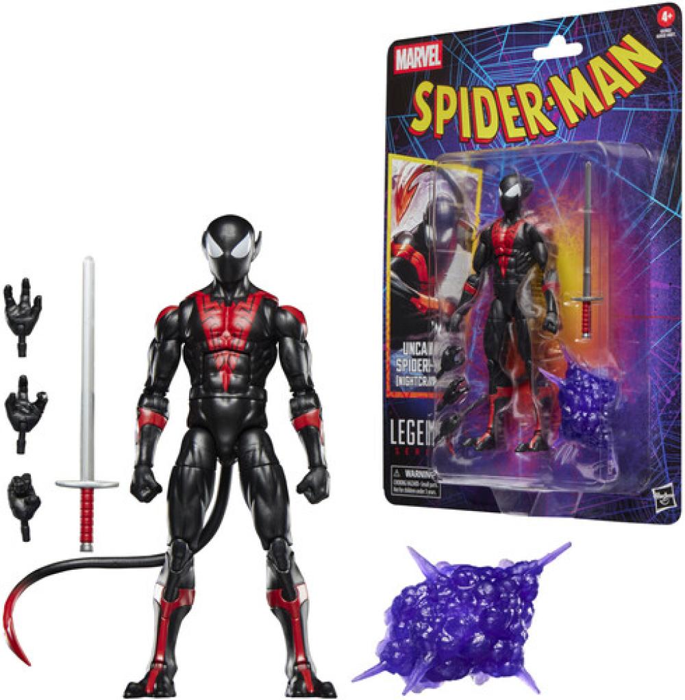 Spider-man Legends Retro Uncanny Spider-man nightcrawler action figure