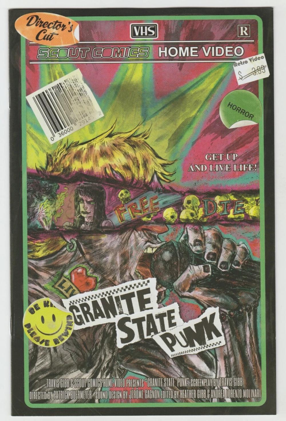 Granite State Punk #1 Director's Cut Hidden VHS Variant