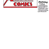 ACTION COMICS #242 FACSIMILE EDITION CVR B BLANK CARD STOCK VAR