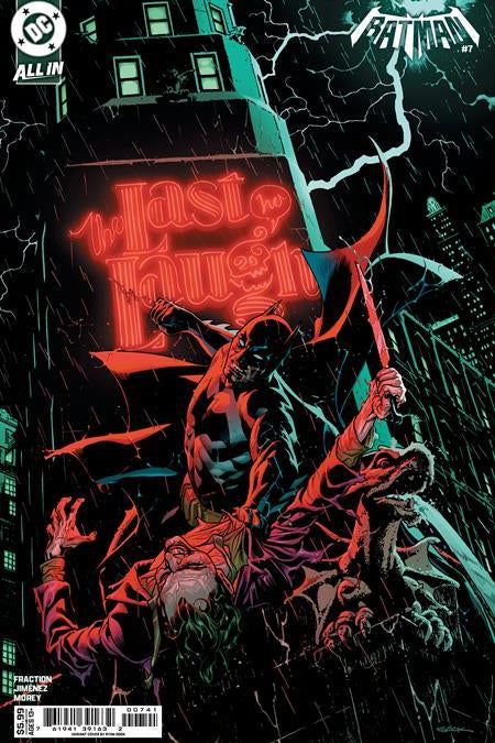 BATMAN #7 CVR D RYAN SOOK CARD STOCK VAR