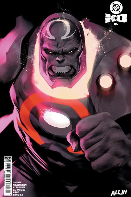 DC K.O. #5 CVR F BEN OLIVER FACE-OFF CARD STOCK VAR (OF 5)