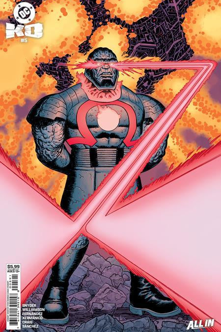 DC K.O. #5 CVR H STEVE SKROCE DARKSEID CARD STOCK VAR (OF 5)
