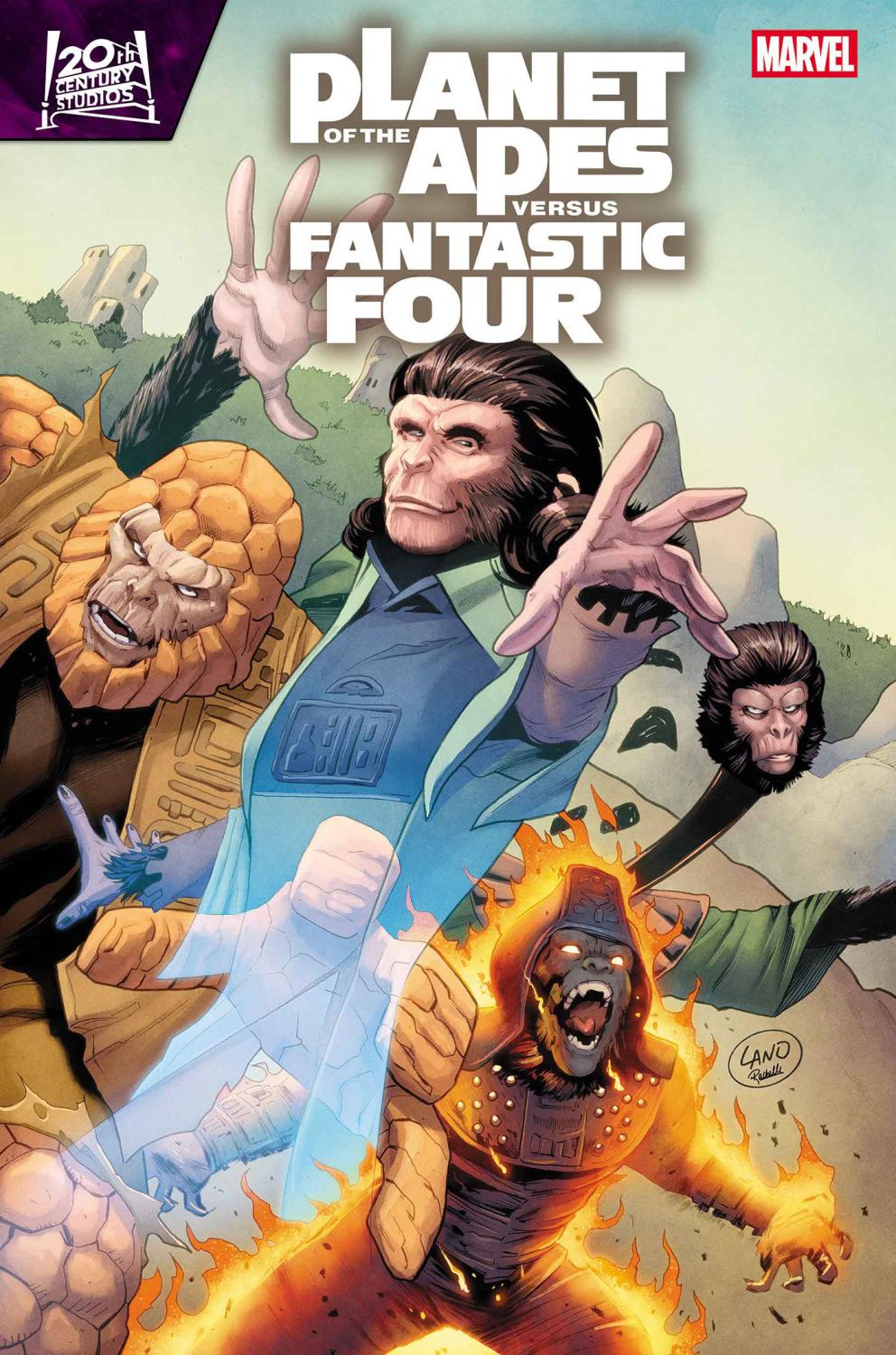 PLANET OF THE APES VS FANTASTIC FOUR #2 CVR A