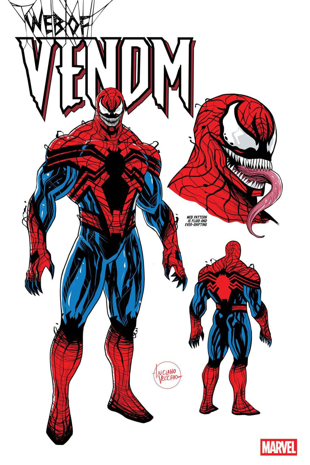 WEB OF VENOM #1 LUCIANO VECCHIO DESIGN VAR 1:10 INCV