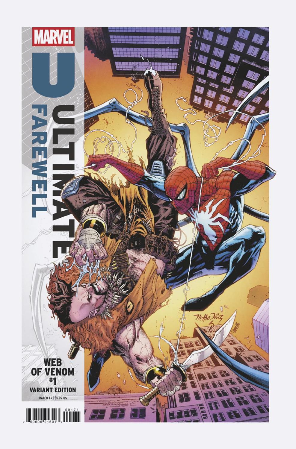 WEB OF VENOM #1 NETHO DIAZ ULTIMATE FAREWELL VAR CVR G