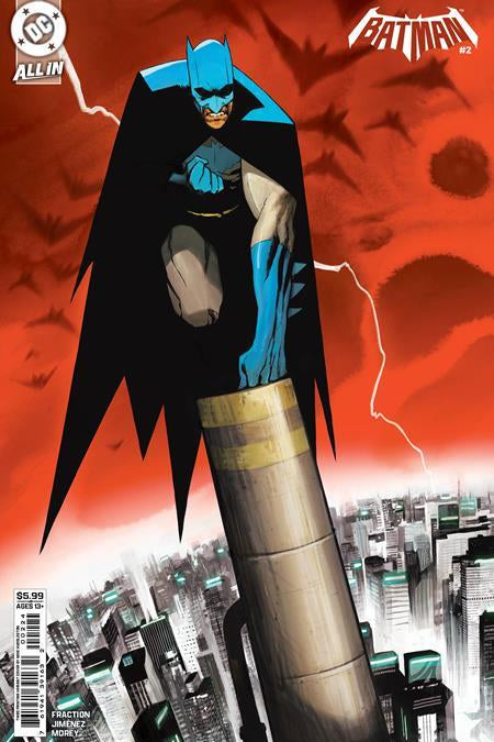 BATMAN #2 THIRD PRINTING CVR B MIKE HUDDLESTON CARD STOCK VAR