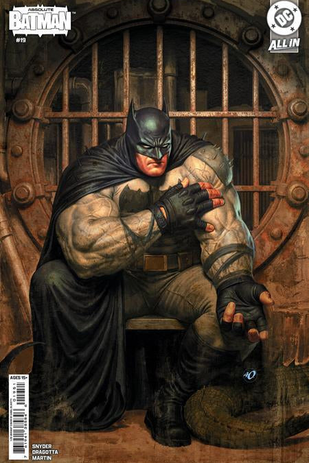 ABSOLUTE BATMAN #19 CVR E INC 1:25 ARIEL OLIVETTI CARD STOCK VAR