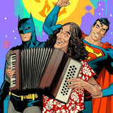 BATMAN SUPERMAN WORLDS FINEST #50 CVR G DAN MORA WEIRD AL YANKOVIC CAMEO CARD STOCK VAR