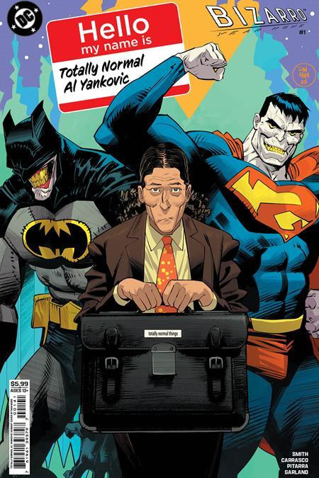 BIZARRO YEAR NONE #1 CVR D DAN MORA TOTALLY NORMAL AL YANKOVIC CAMEO CARD STOCK VAR (OF 4)