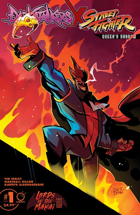DARKSTALKERS X STREET FIGHTER QUEENS SHADOW #1 ONE SHOT CVR B BRETT BEAN VAR