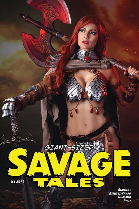 GIANT SIZED SAVAGE TALES ONE SHOT CVR C IVY COSPLAY RED SONJA VAR
