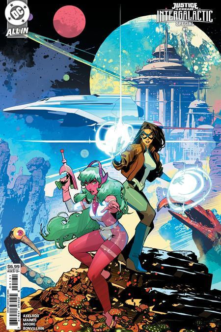 JUSTICE LEAGUE INTERGALACTIC SPECIAL #1 ONE SHOT CVR C DAN MORA CARD STOCK VAR