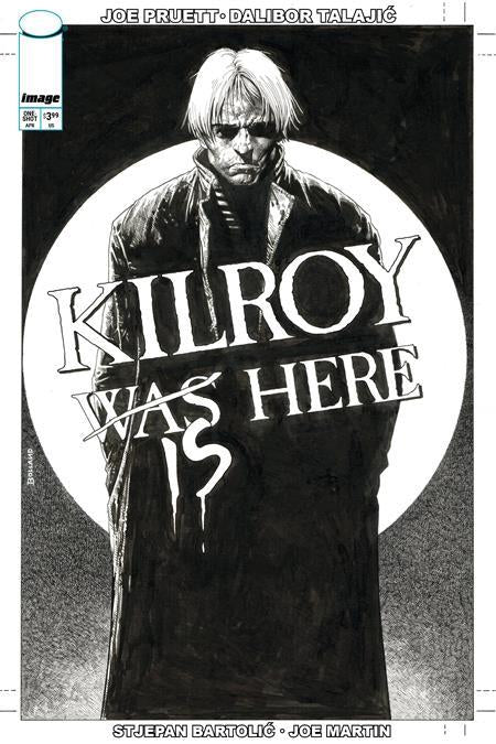 KILROY IS HERE ONE SHOT CVR B BRIAN BOLLAND B&W VAR