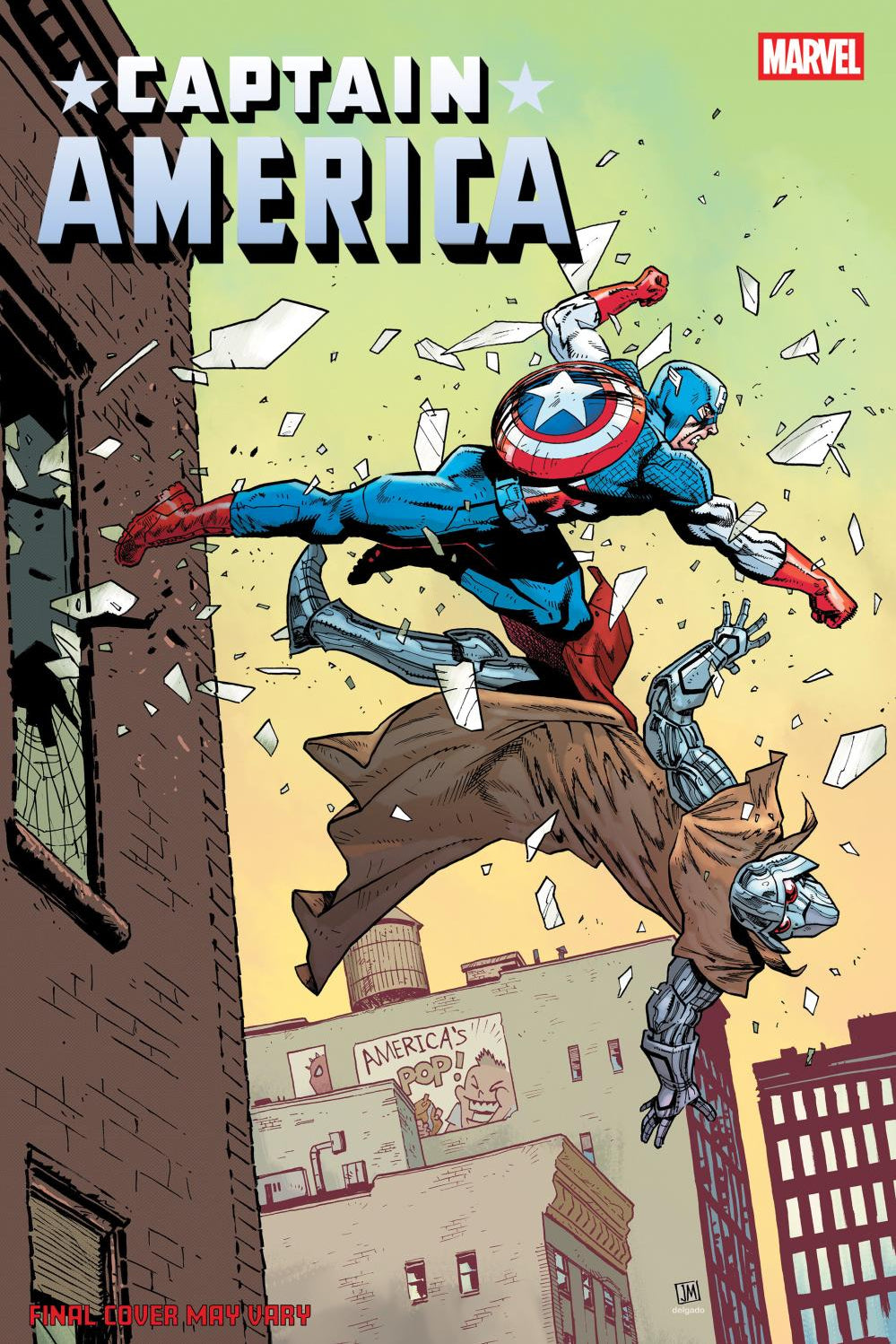 CAPTAIN AMERICA #10 JUSTIN MASON VAR 1:25 INCV