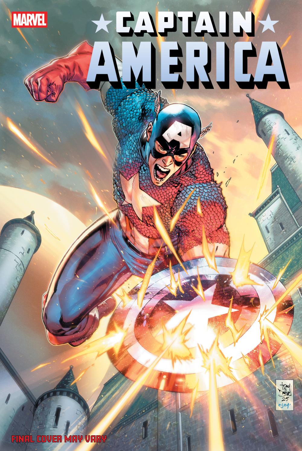 CAPTAIN AMERICA #9 TONY DANIEL VAR 1:25 INCV