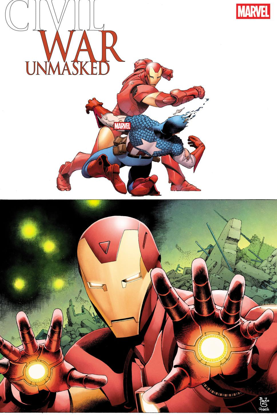 CIVIL WAR UNMASKED #1 PAULO SIQUEIRA 5-PART CONNECTING VAR CVR B