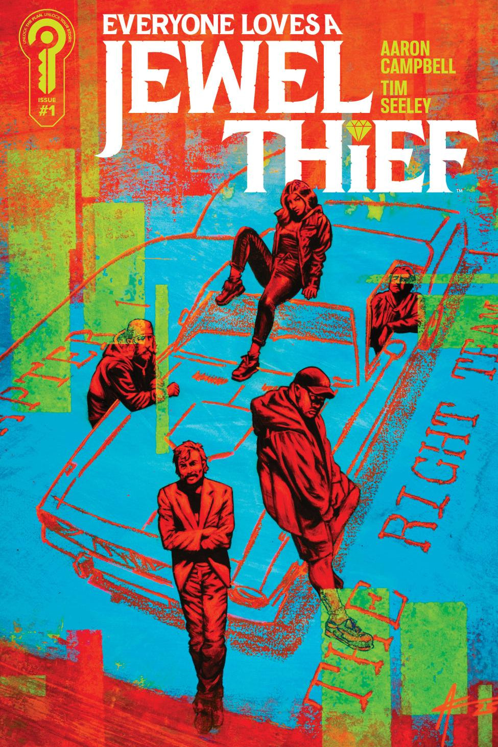 EVERYONE LOVES A JEWEL THIEF #1 COVER A AARON CAMPBELL CVR A