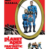 PLANET OF THE APES VS FANTASTIC FOUR #3 PETE WOODS MOVIE HOMAGE VAR CVR C