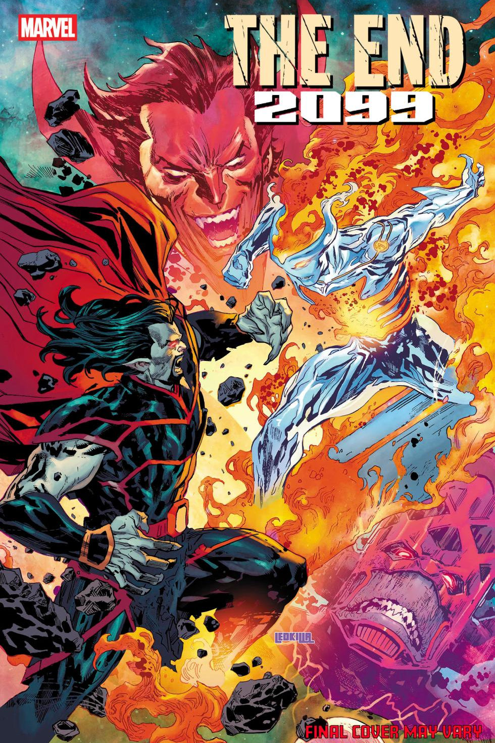 THE END 2099 #5 KEN LASHLEY BATTLE VAR CVR B