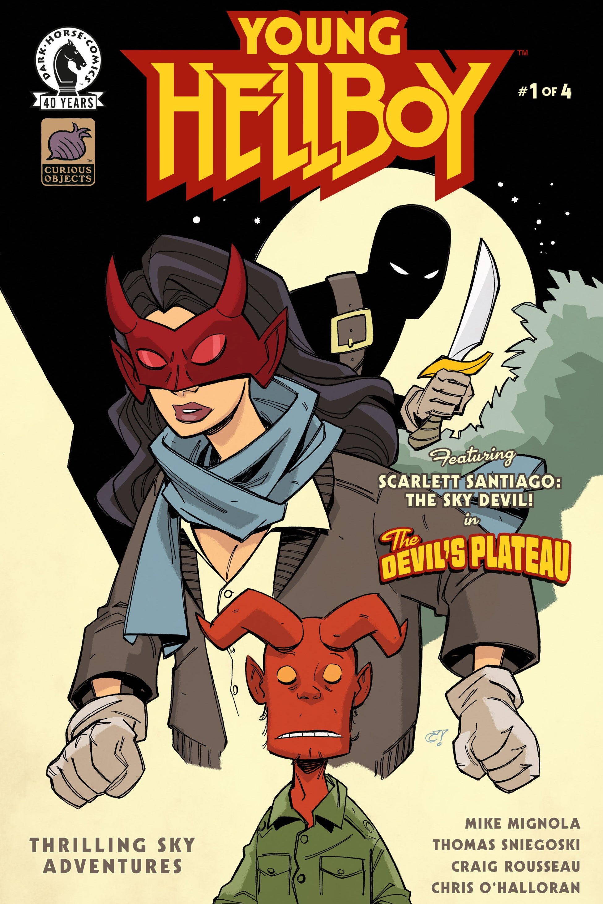 YOUNG HELLBOY THRILLING SKY ADVENTURES #1 CVR A CRAIG ROUSSEAU
