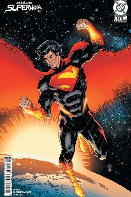 ABSOLUTE SUPERMAN #11 SECOND PRINTING CVR B SEAN IZAASKE CARD STOCK VAR