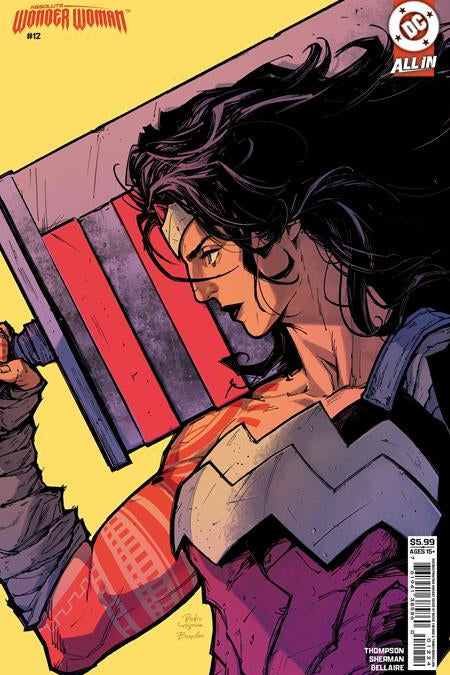 ABSOLUTE WONDER WOMAN #12 SECOND PRINTING CVR B RICKIE YAGAWA CARD STOCK VAR