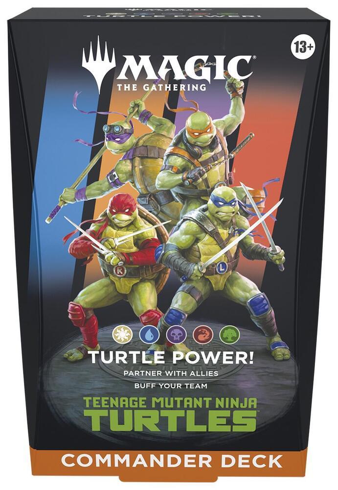 MTG Teenage Mutant Ninja Turtles Commander Deck - Turtle Power! - Commander: Teenage Mutant Ninja Turtles TMC