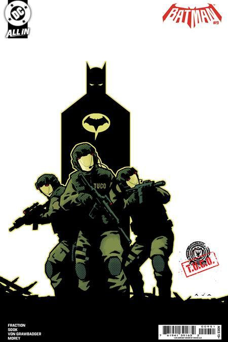 BATMAN #9 CVR H INC 1:25 DAVID AJA CARD STOCK VAR
