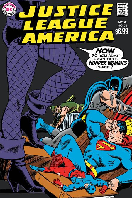 JUSTICE LEAGUE OF AMERICA #75 FACSIMILE EDITION CVR C CARMINE INFANTINO FOIL VAR