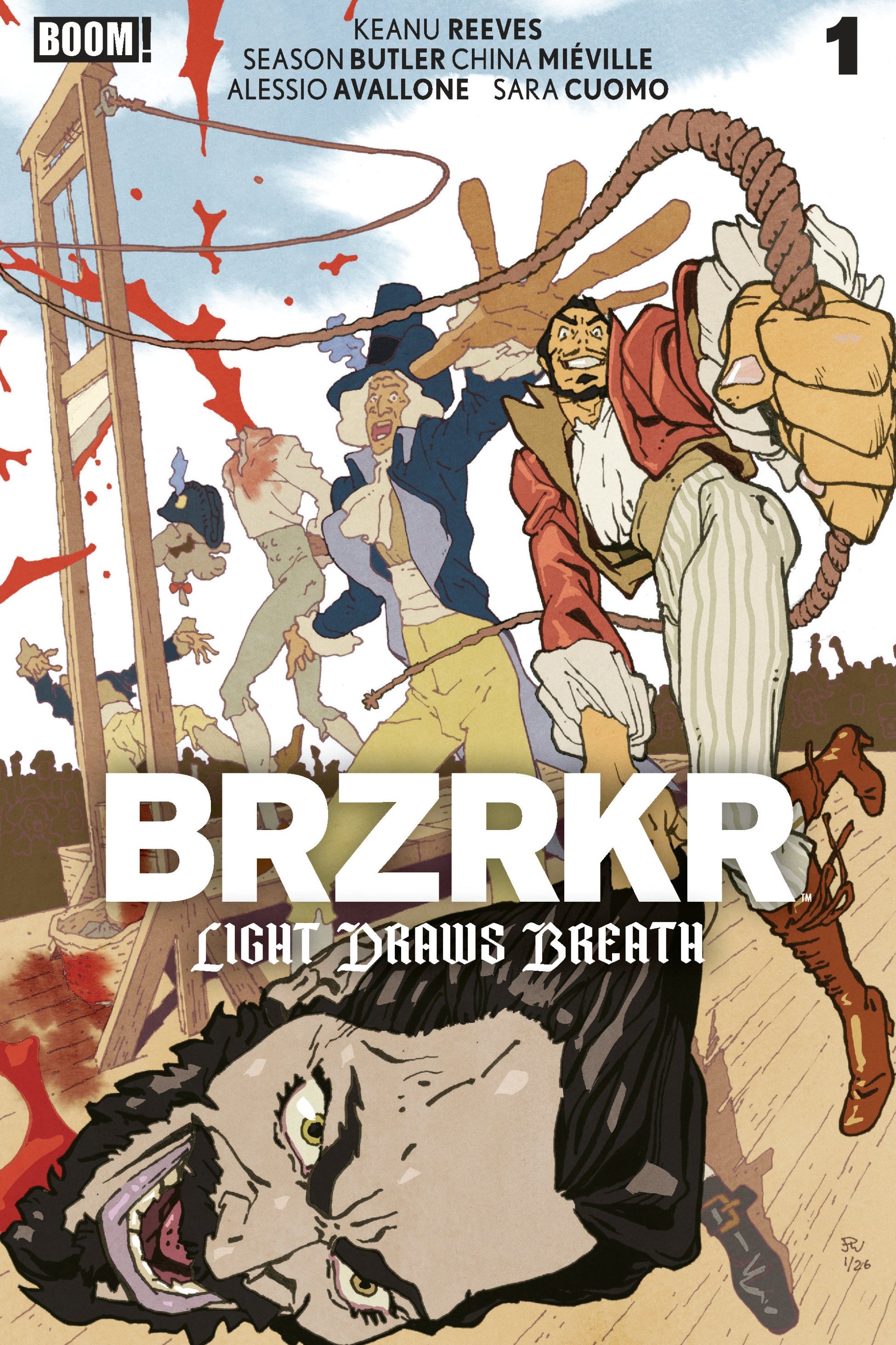 BRZRKR LIGHT DRAWS BREATH #1 D FOIL VAR DRESSED FOIL WIMBERLY CVR D
