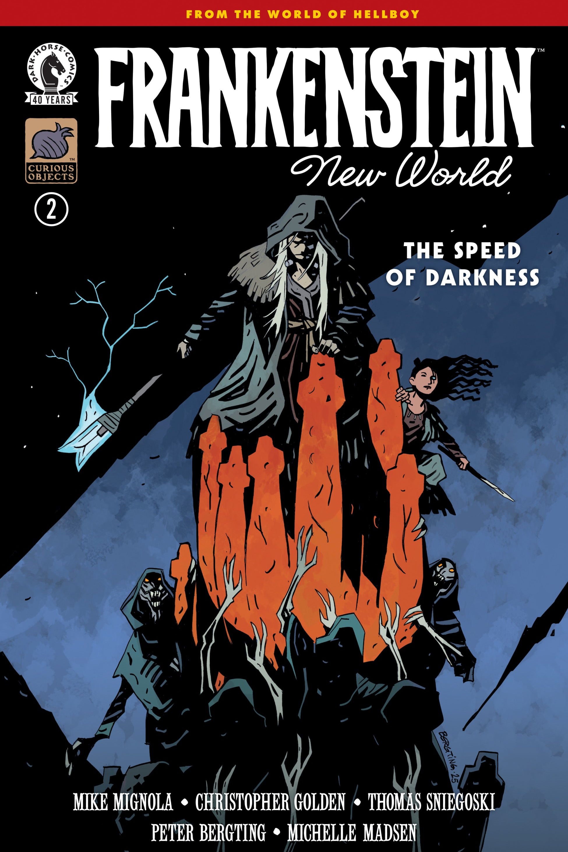 FRANKENSTEIN NEW WORLD--THE SPEED OF DARKNESS #2 CVR A PETER BERGTING