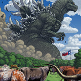 GODZILLA VS AMERICA TEXAS COVER A FRANK CVR A