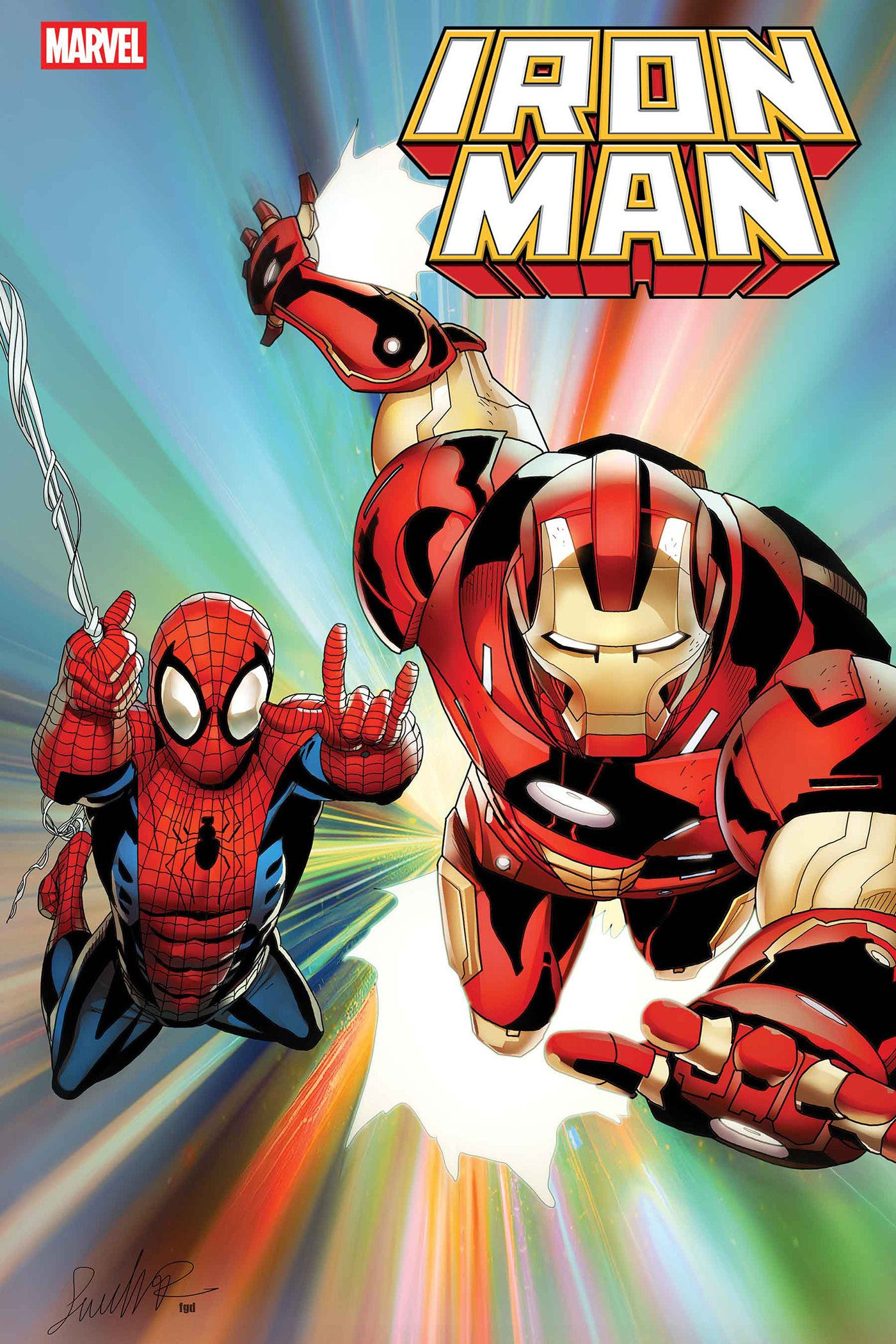 IRON MAN #6 SALVADOR LARROCA FOIL VAR CVR C