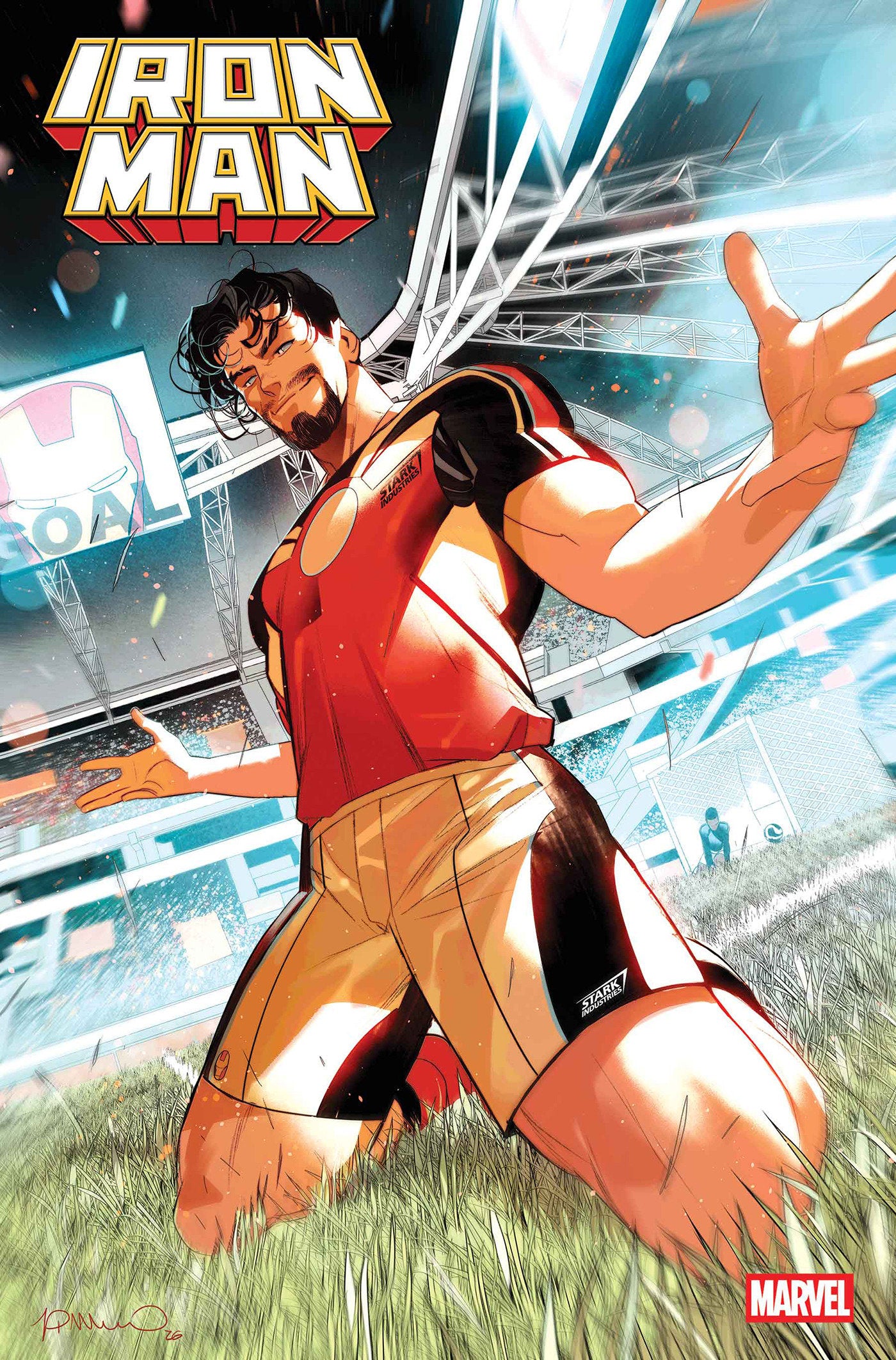 IRON MAN #6 SIMONE DI MEO MARVEL SOCCER VAR CVR E