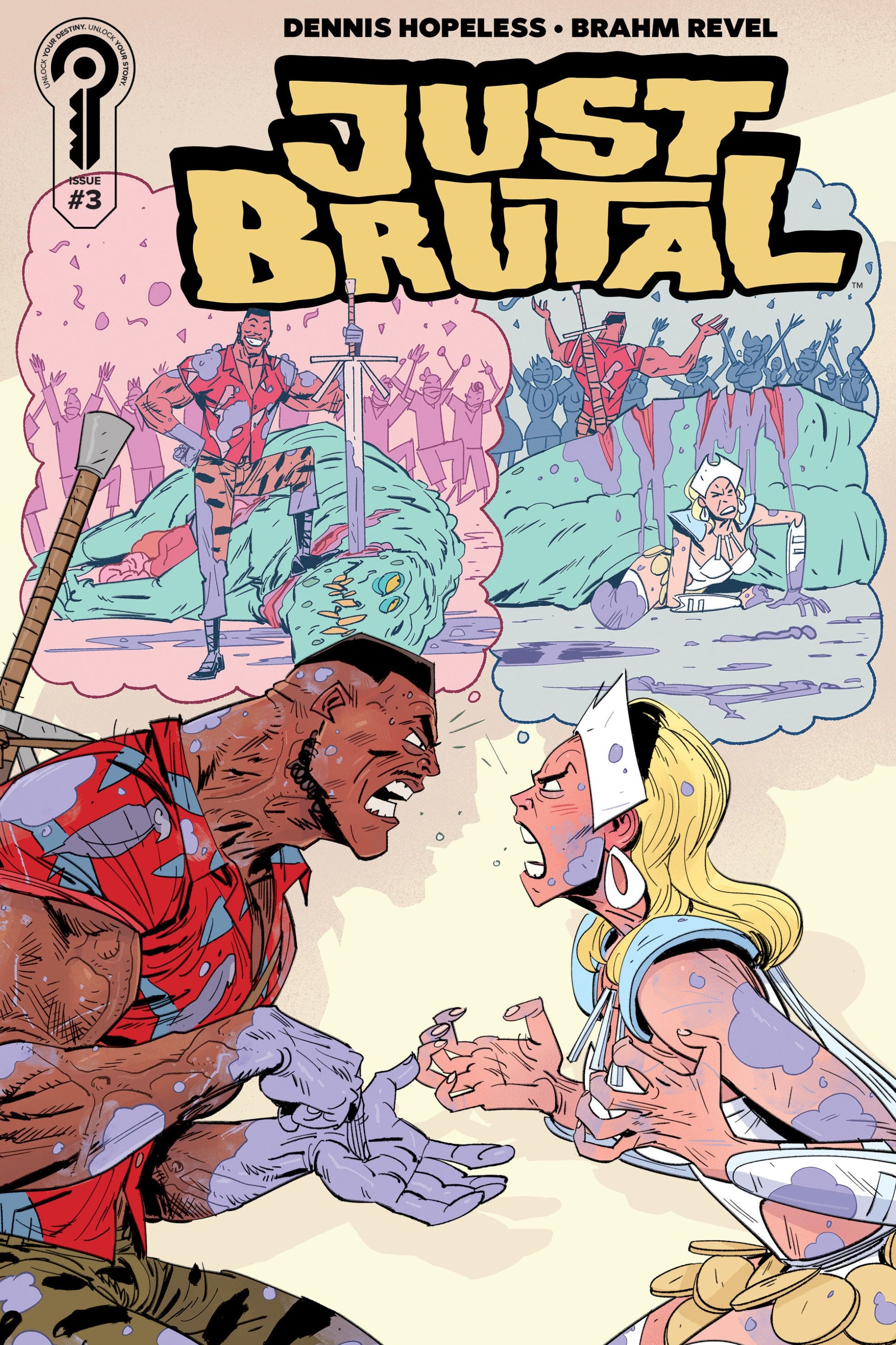 JUST BRUTAL #3 COVER A BRAHM REVEL CVR A