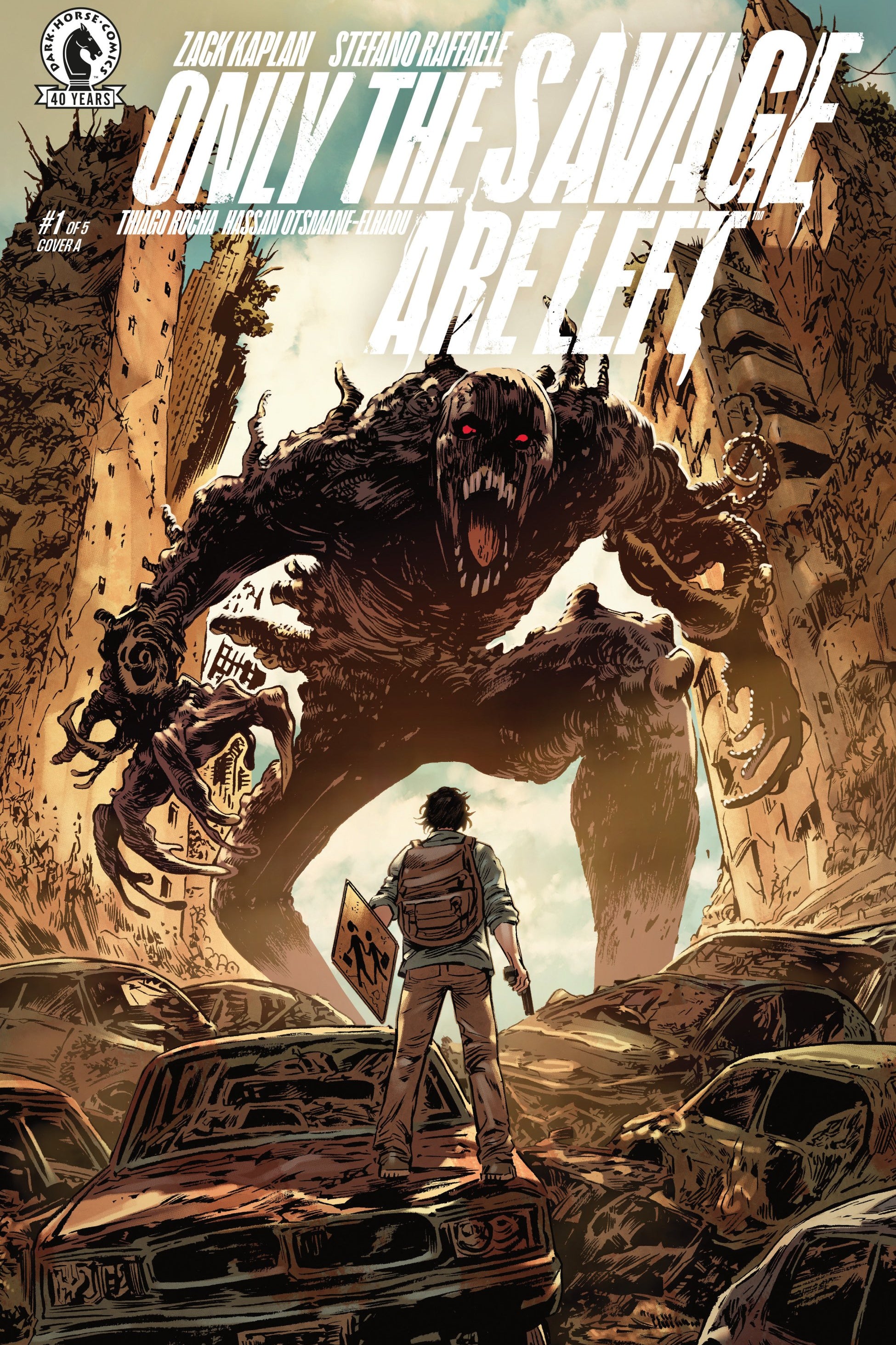 ONLY THE SAVAGE ARE LEFT #1 CVR A STEFANO RAFFAELE