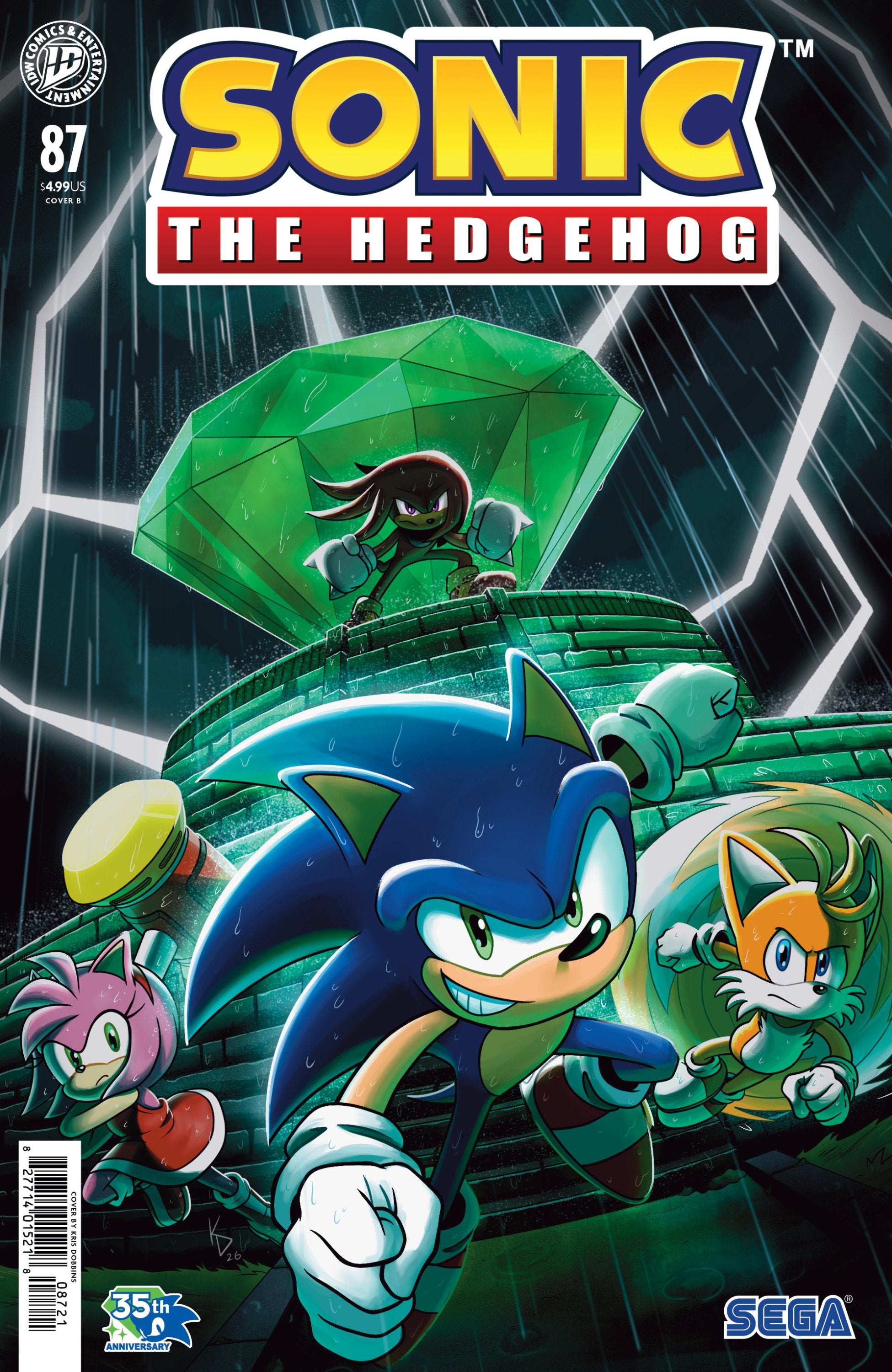 SONIC THE HEDGEHOG #87 VAR B DOBBINS CVR B