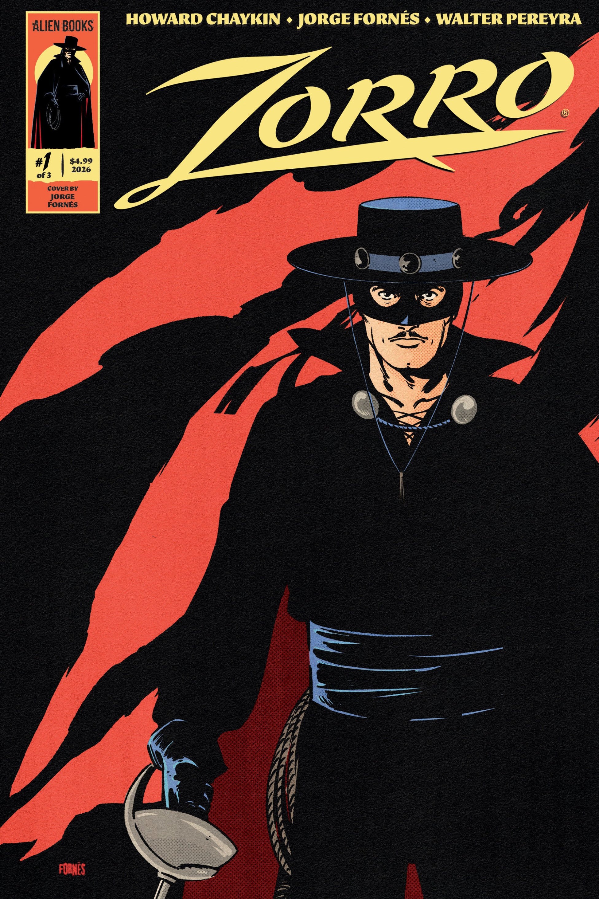 ZORRO ##1 COVER A FORNS CVR A