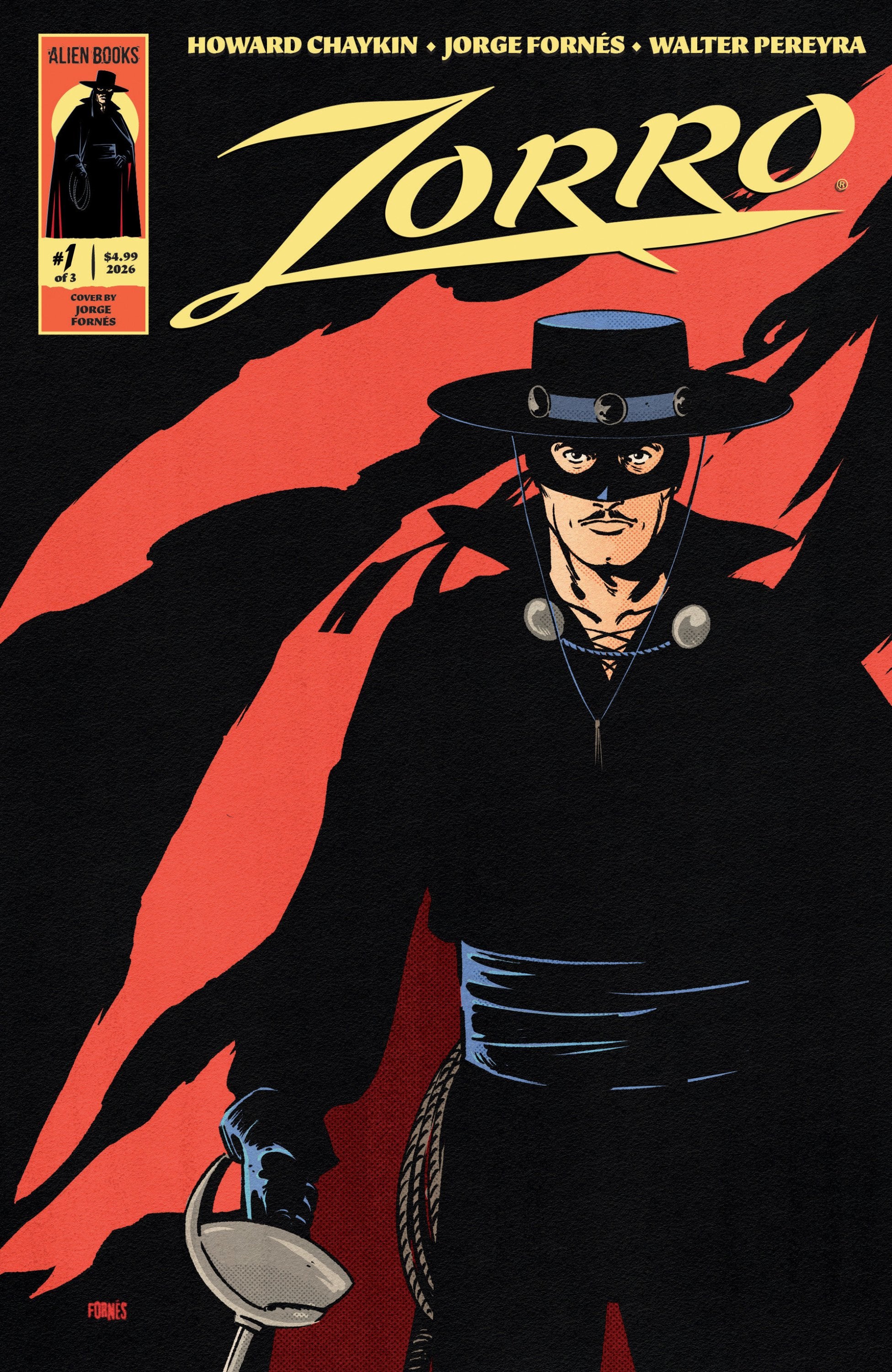 ZORRO ##1 COVER A FORNS CVR A