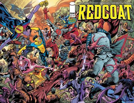 REDCOAT #17 CVR D BRYAN HITCH AND BRAD ANDERSON INVINCIBLE TEAM UP WRAPAROUND VAR