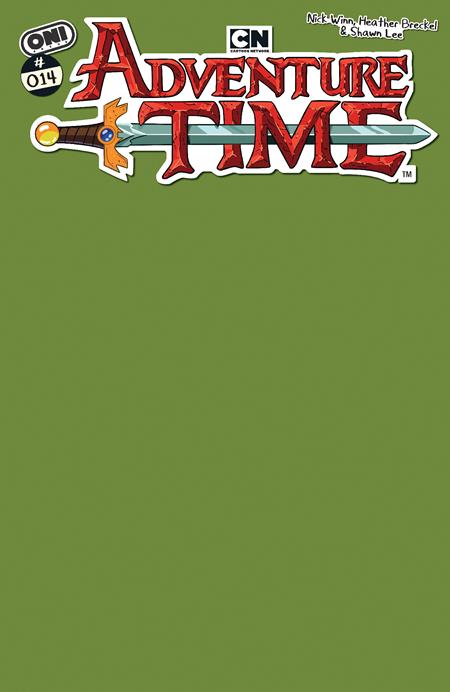 ADVENTURE TIME 2025 #14 CVR C BETTY GROF GREEN BLANK SKETCH VAR