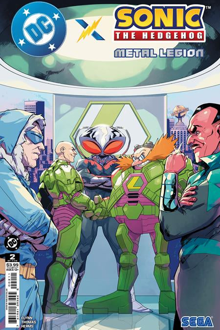 DC X SONIC THE HEDGEHOG THE METAL LEGION #2 CVR A PABLO M COLLAR (OF 5)