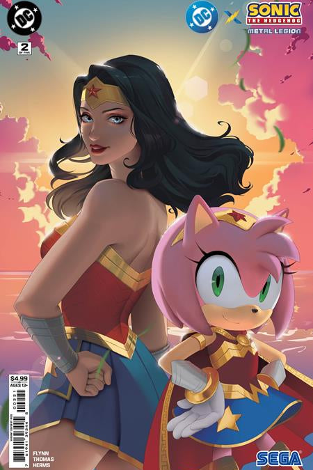 DC X SONIC THE HEDGEHOG THE METAL LEGION #2 CVR B R1C0 CARD STOCK VAR (OF 5)