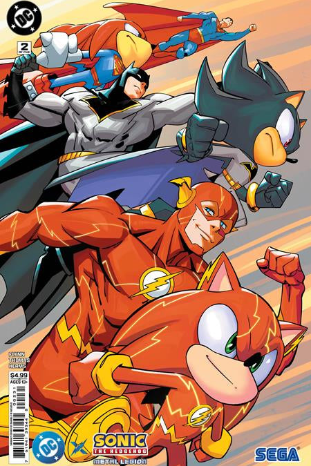 DC X SONIC THE HEDGEHOG THE METAL LEGION #2 CVR C DANIELE DI NICUOLO CARD STOCK VAR (OF 5)