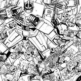 GI JOE #23 CVR G TOM REILLY TRANSFORMERS B&W ENERGON UNIVERSE 3RD ANNIVERSARY CONNECTING VAR