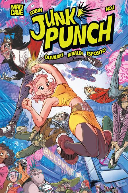 JUNK PUNCH #1 CVR E CARLOS JAVIER OLIVARES FOIL VAR (OF 5)