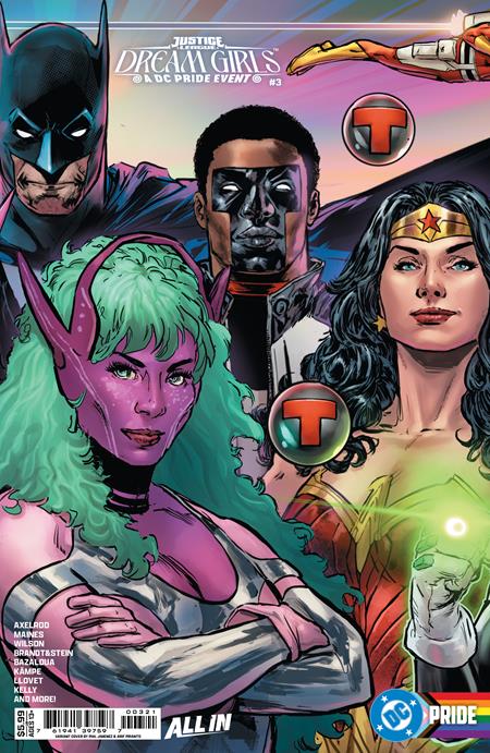 JUSTICE LEAGUE DREAM GIRLS A DC PRIDE EVENT #3 CVR B PHIL JIMENEZ CONNECTING CARD STOCK VAR (OF 4)