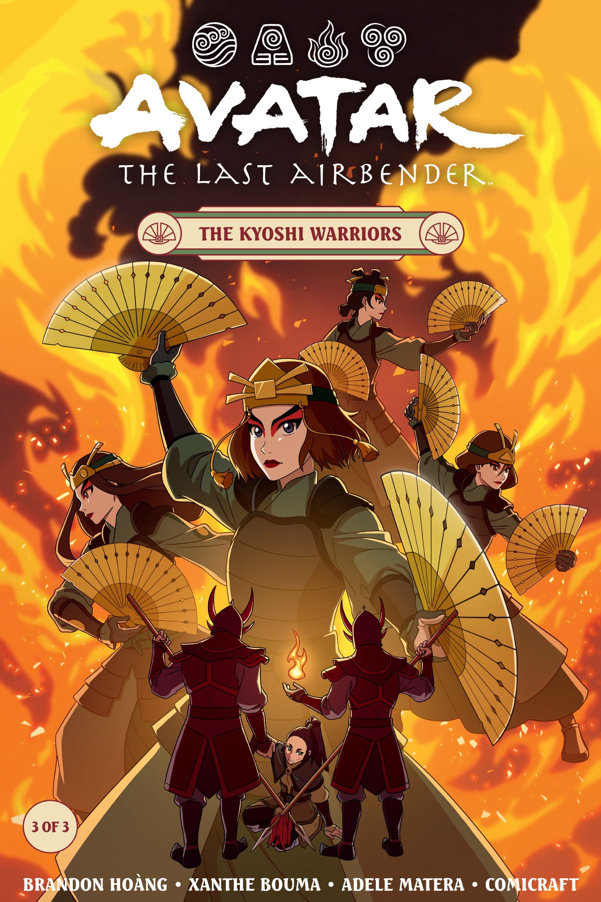 AVATAR THE LAST AIRBENDER--THE KYOSHI WARRIORS #3 CVR A DANIELLE WEIRES
